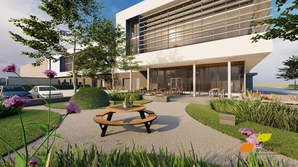 Ontwerp bedrijfstuin Wierden
